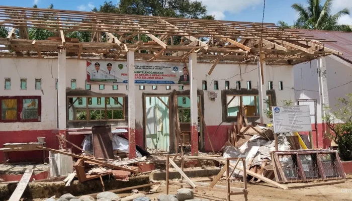 Revitalisasi Sekolah 2026 Dipersoalkan, Rehab Gedung Terdampak Banjir di Tapsel Diduga Tak Sesuai RAB