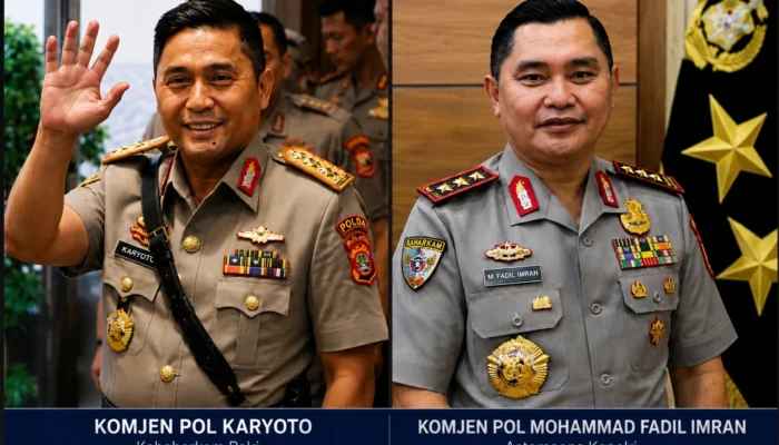SIAGA 98 Soroti Masa Dinas Komjen Pol Karyoto dan Komjen Pol Fadil Imran