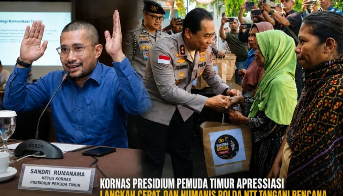 Kornas Presidium Pemuda Timur Apresiasi Respons Cepat Polda NTT Tangani Gempa Flores