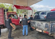 Tipidter Polres Bangka Sidak SPBU Puding, Temukan Barcode BBM Tak Sesuai STNK