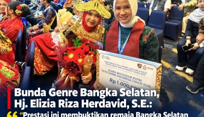 Riska Zulpiana Harumkan Bangka Selatan di Ajang Duta Genre Indonesia 2026