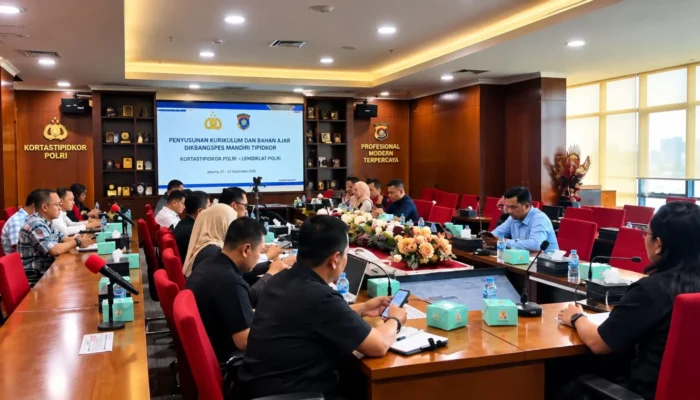 Kortastipidkor dan Lemdiklat Polri Bahas Kurikulum Pendidikan Spesialisasi Tipidkor