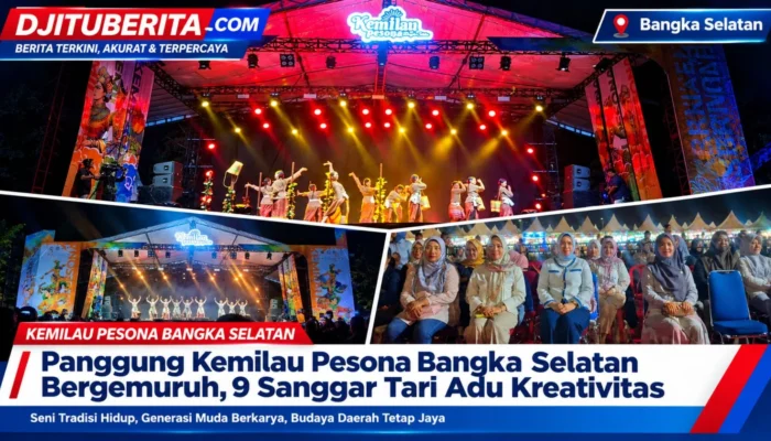 Panggung Kemilau Pesona Bangka Selatan 2026 Bergemuruh, 9 Sanggar Tari Adu Kreativitas