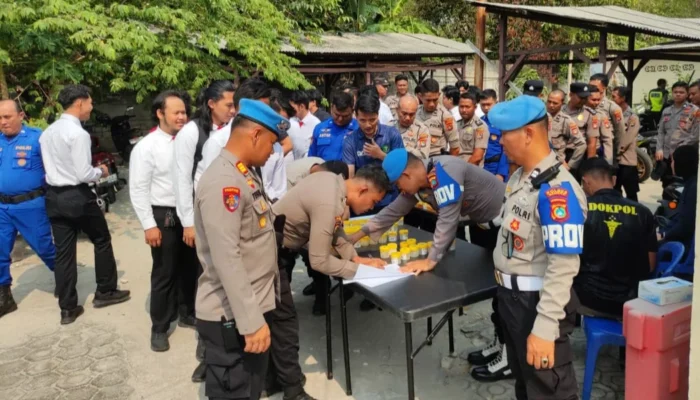 Bidpropam Polda Babel Gelar Gaktibplin Personel Polres Bangka, Cek Pinjol dan Judol