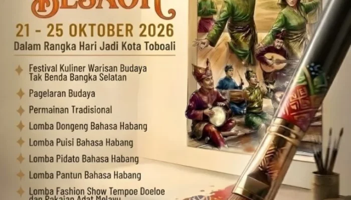 Hari Jadi Kota Toboali Makin Menyala, Festival Junjung Besaoh 2026 Hadirkan Budaya Lokal