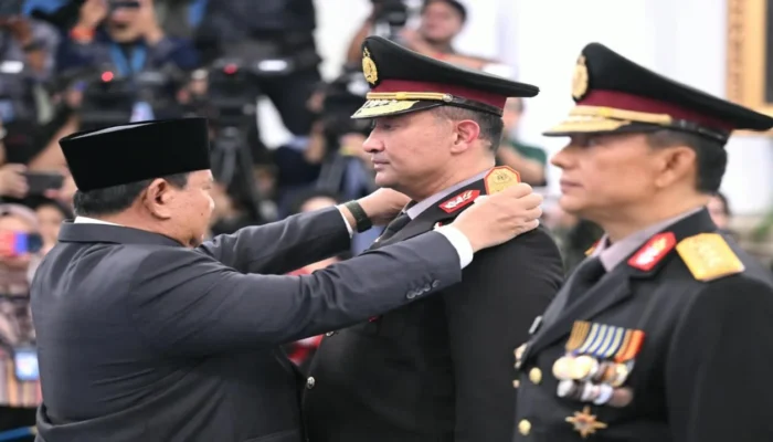 Presiden Prabowo Lantik Suyudi Ario Seto sebagai Kapolri, Wahyu Hadiningrat Jadi Wakapolri
