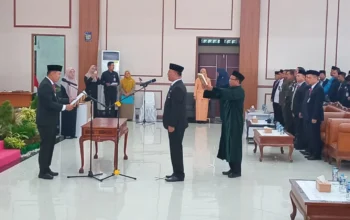 Hariyadi Resmi Jadi Sekda Bangka, Bupati Fery Insani Tekankan Kekompakan Seluruh OPD
