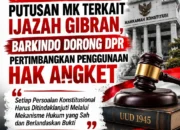 Tindak Lanjuti Putusan MK Terkait Ijazah Gibran, BARKINDO Dorong DPR Pertimbangkan Penggunaan Hak Angket