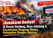 Kebakaran Dusun Serdang: Bantuan untuk Korban Terus Mengalir, Pengusutan Juga Harus Bergerak