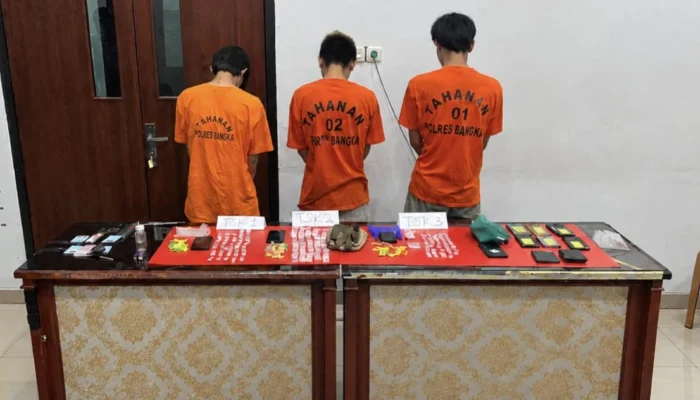 Operasi Sarang Narkoba, Polres Bangka Sita 145 Paket Sabu Seberat 37,6 Gram di Sri Menanti