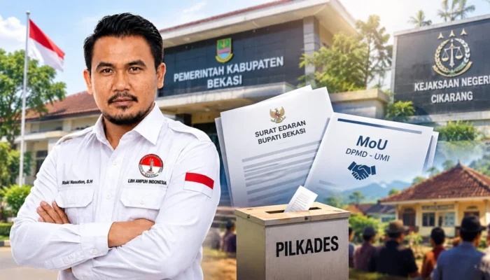 LBH AMPUH Soroti SE Bupati, MoU DPMD dan Dugaan Keberpihakan Kejari dalam Polemik Pilkades Bekasi205