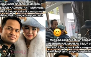 Foto Gubernur Kaltim dan Istri di Singapura Beredar Luas di Tengah Karhutla, KAMAKSI Desak Presiden Bertindak!