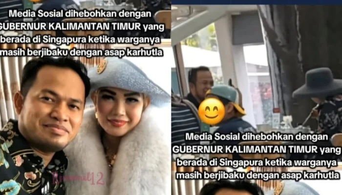 Foto Gubernur Kaltim dan Istri di Singapura Beredar Luas di Tengah Karhutla, KAMAKSI Desak Presiden Bertindak!