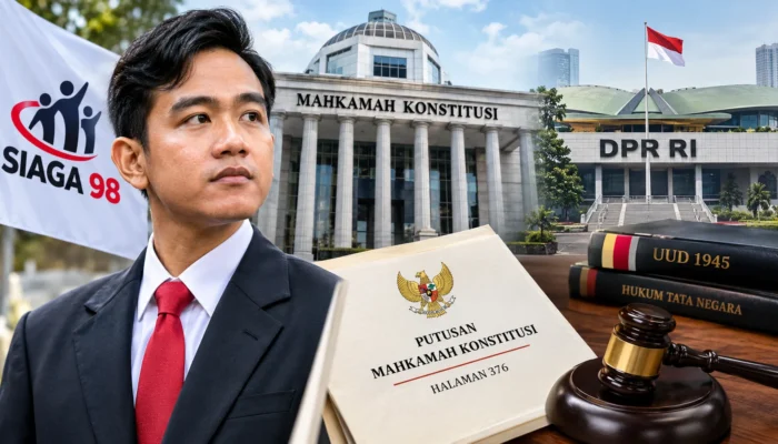 SIAGA 98 Minta DPR Cermati Pertimbangan MK soal Syarat Pendidikan Gibran